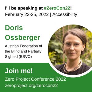 Doris Ossberger © Zero Project Conference