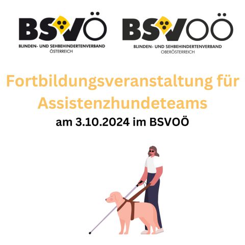 Fortbildungsveranstaltung für Assistenzhundeteams © BSVÖ